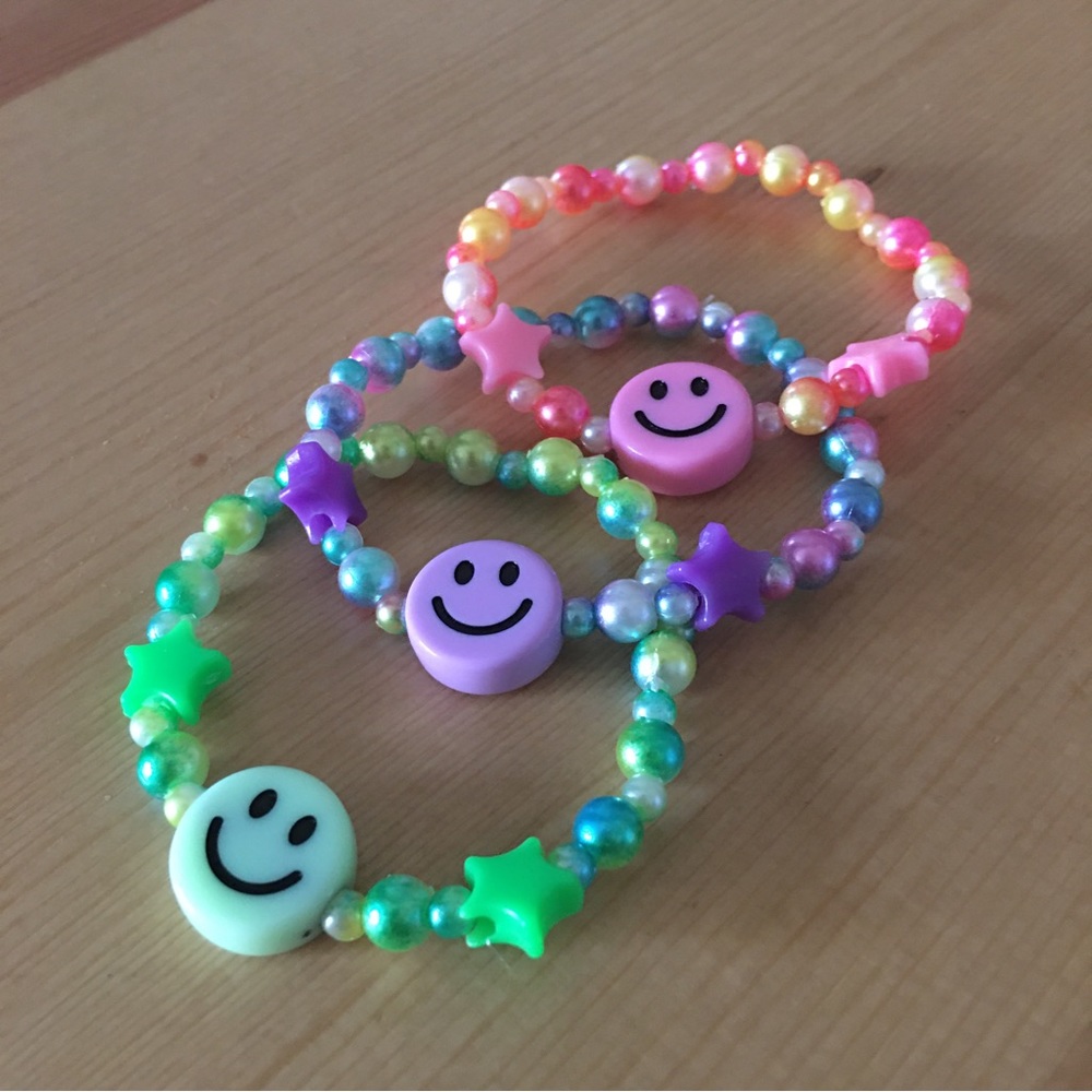 🌈 Set of 3 Best Friend Bracelets for Little Girls !